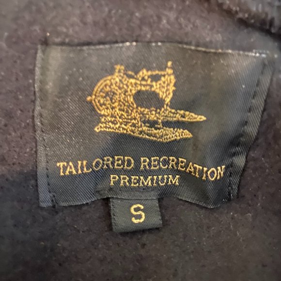 Tailored Recreation Premium Black w/ Gray Paint Hoodie Sweatshirt Men's Size - Picture 3 of 12